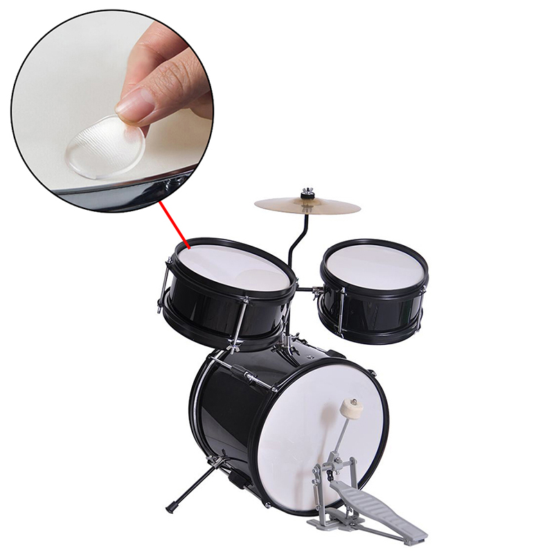 Drum Practice Pad - แผ่นซิลิโคนเก็บเสียงกลอง 6 ชิ้น สำหรับเครื่องดนตรีประเภทเพอร์คัชชัน ฝึกซ้อม