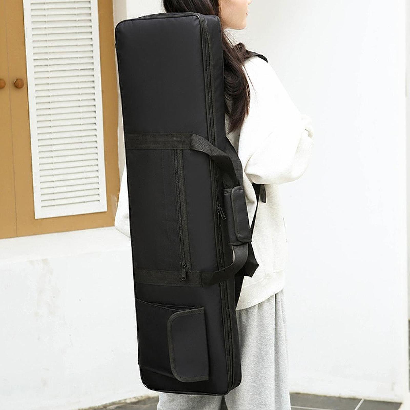 Keyboard Piano 61 Key - กระเป๋าใส่คีย์บอร์ด 88 คีย์ แบบพกพา ป้องกันการกระแทก พร้อมสายสะพายหลัง