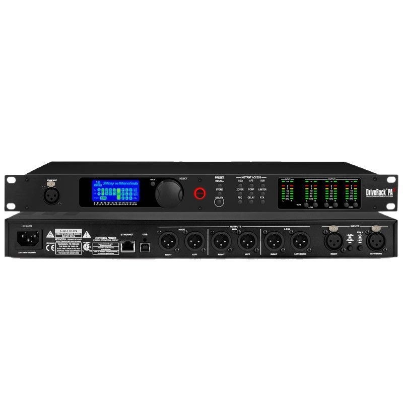Audio Music Software - PA2 DriverRack โปรเซสเซอร์เสียงดิจิตอล 2 อินพุต 6