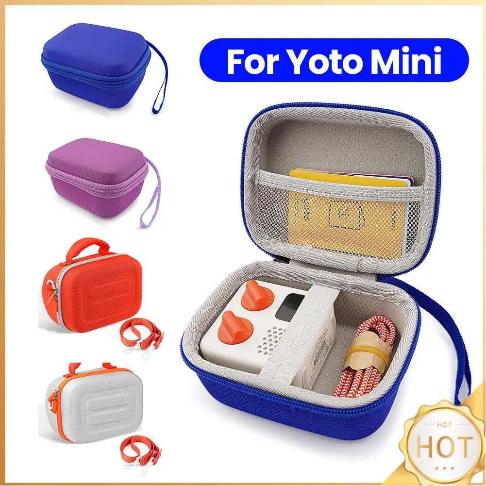 Audio Music Gen - เคสแข็งสําหรับ Yoto Mini Kids เครื่องเล่นเพลงเสียงและที่ใส่การ์ดกระเป๋าถือสําหรับ Yoto