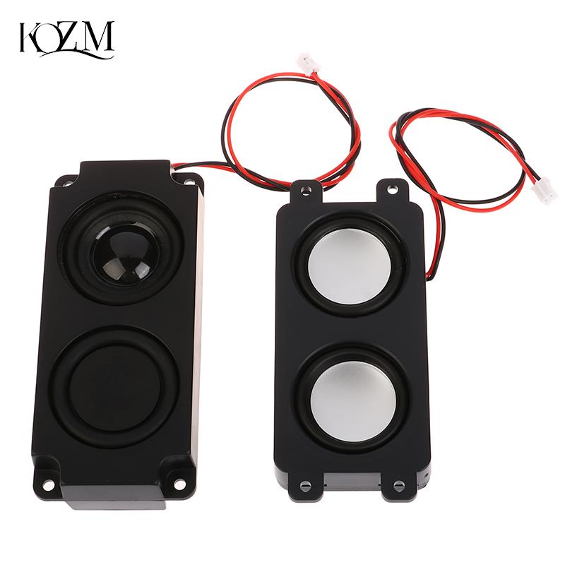 Audio Music Box - ลำโพง3W 4 OHM ขนาดเล็กเต็มช่วงช่องเสียงใสแบบมีช่องเสียบลำโพงแบบเมมเบรนสั่นสะเทือนคู่ช่องต่อลำโพงสำหรับทีวีคอมพิวเตอร์