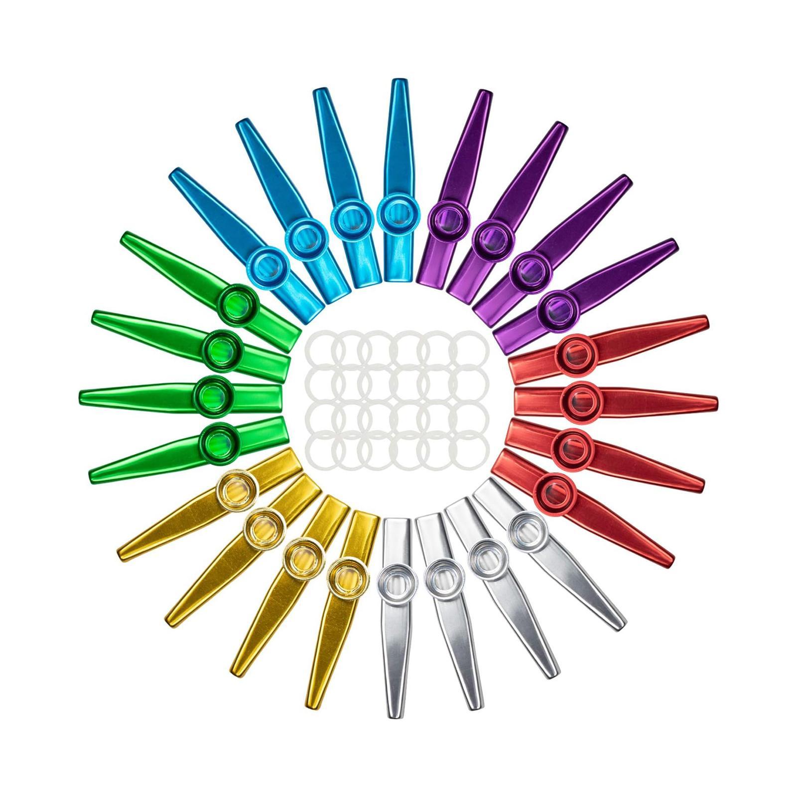 24 ชิ้นโลหะ Kazoos สําหรับเริ่ - Ukulele Beginner Kit บทวิจารณ์และราคา