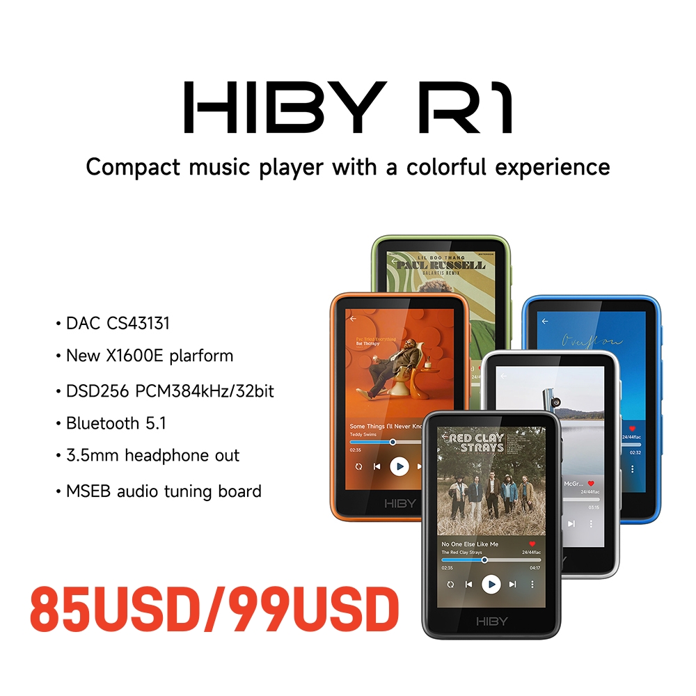 เครื่องเล่นเพลง HiFi HiBy R1 ข - Music Audiobook บทวิจารณ์และราคา