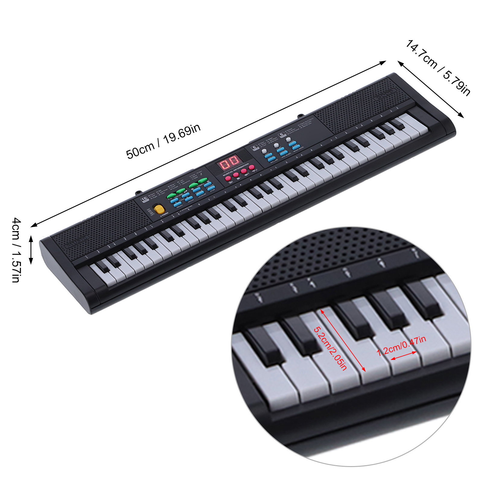 คีย์บอร์ดเปียโนสำหรับเด็ก 61 ค - Keyboard Piano 61 Key บทวิจารณ์และราคา