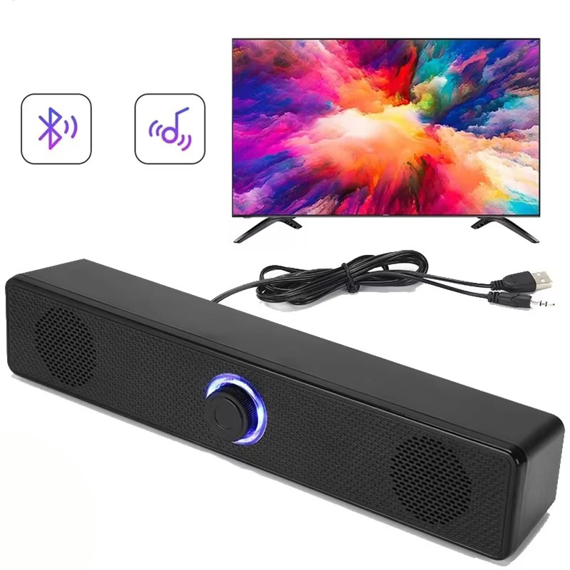 ลำโพงบลูทูธไร้สายแบบมีสาย คอมพ - Audio Music Box บทวิจารณ์และราคา