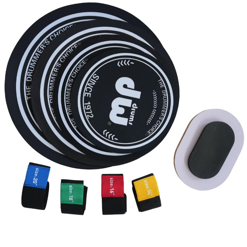 แผ่นยางรองกลอง ลดเสียง ลดแรงกร - Drum Practice Pad บทวิจารณ์และราคา