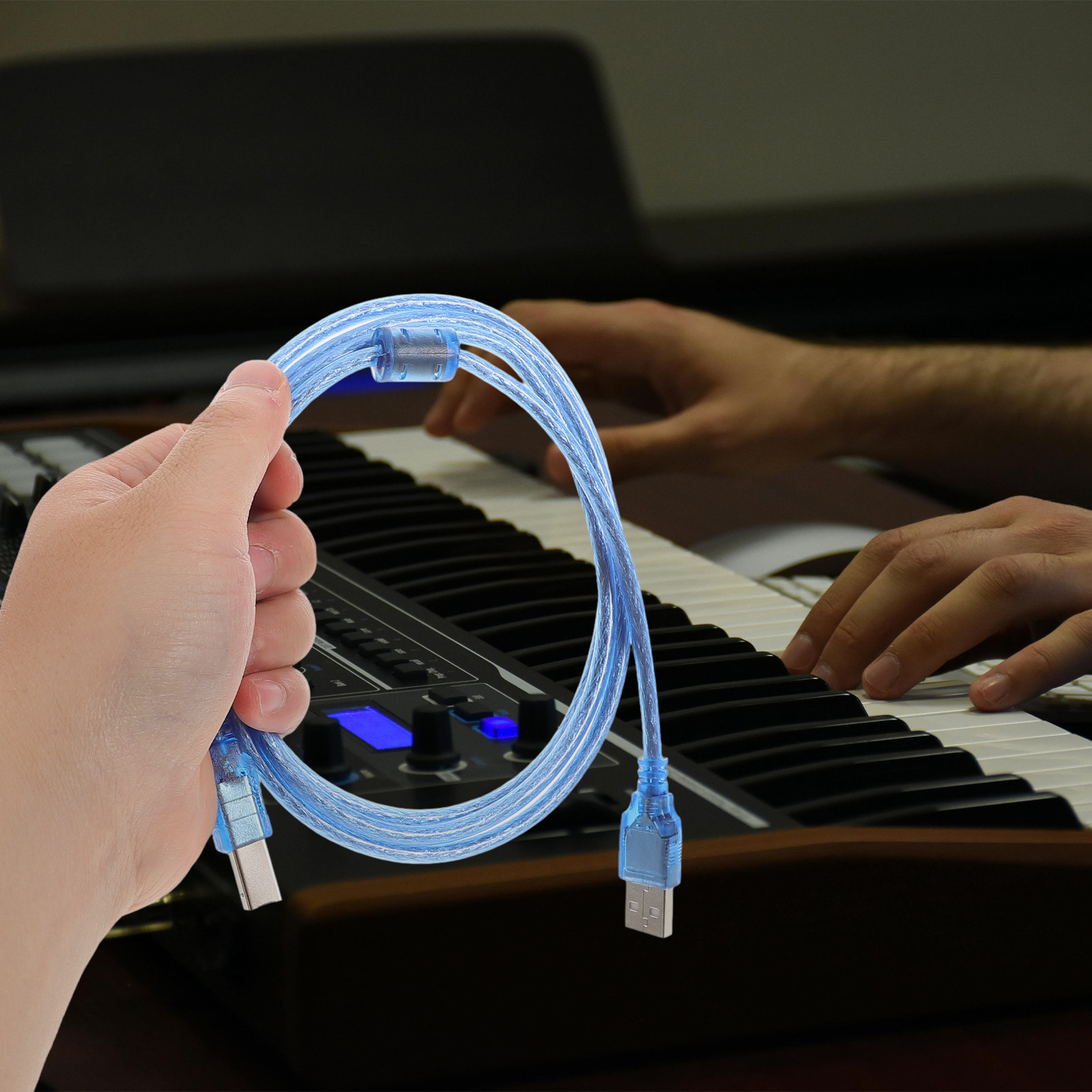 สาย USB-MIDI สำหรับคีย์บอร์ดอิ - Audio Music Edit บทวิจารณ์และราคา