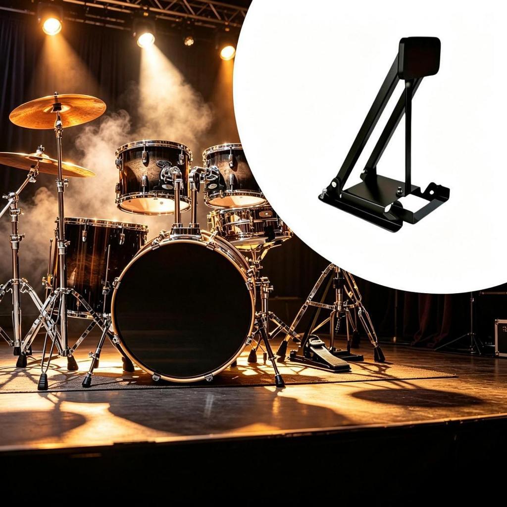 แป้นซ้อมกลองเบสแบบมีเบาะรองขนา - Drum Practice Pad บทวิจารณ์และราคา