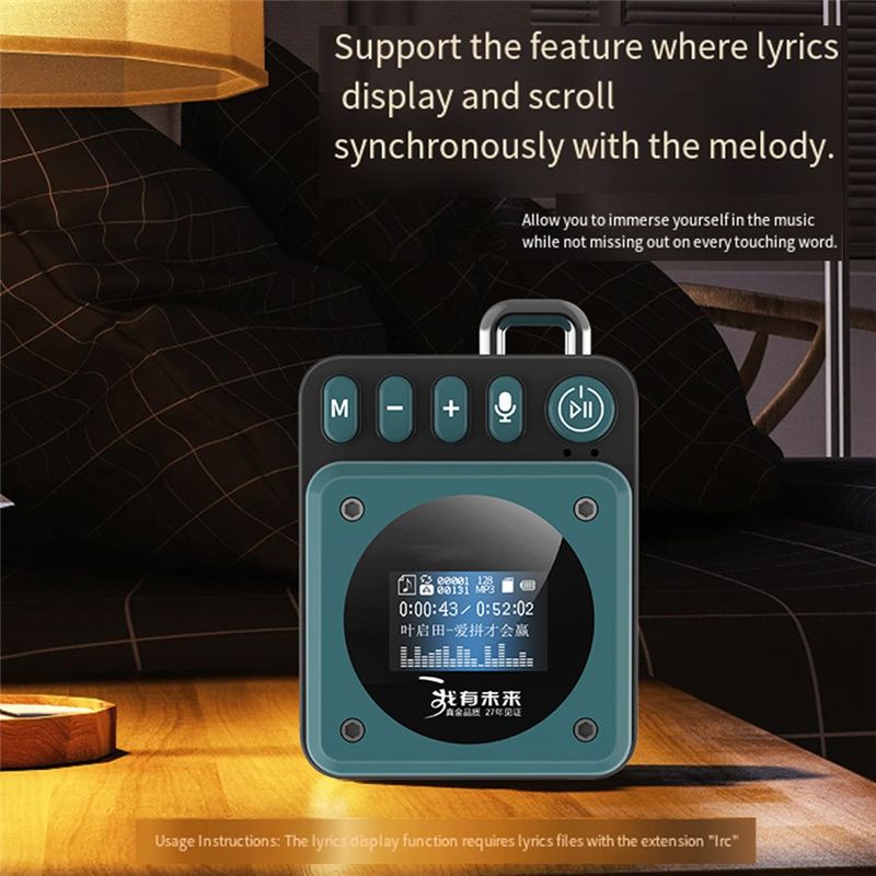 RISE-MP3 เครื่องเล่นเพลงแบบพกพ - Audio Music To Lyrics บทวิจารณ์และราคา