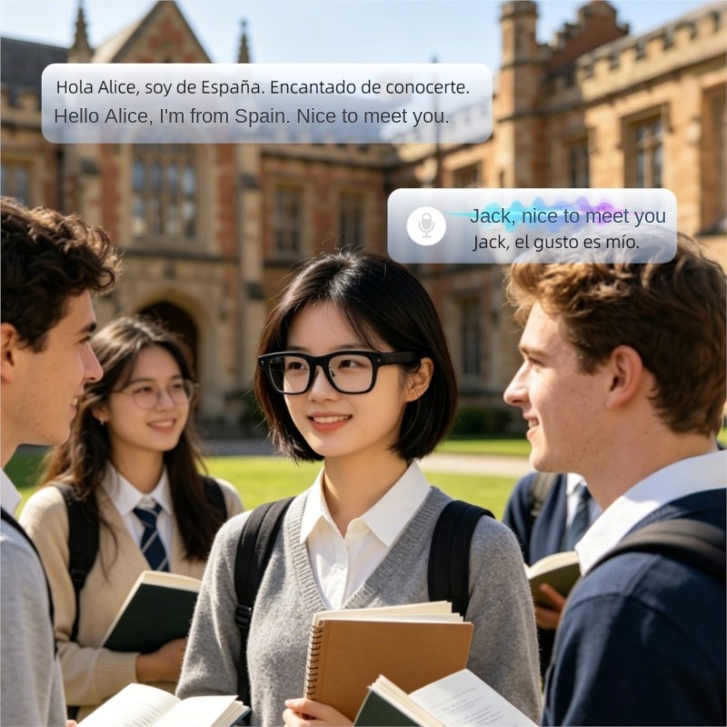 OLOIU Echowear แว่นตาอัจฉริยะ  - Audio Music To Video Ai Free บทวิจารณ์และราคา