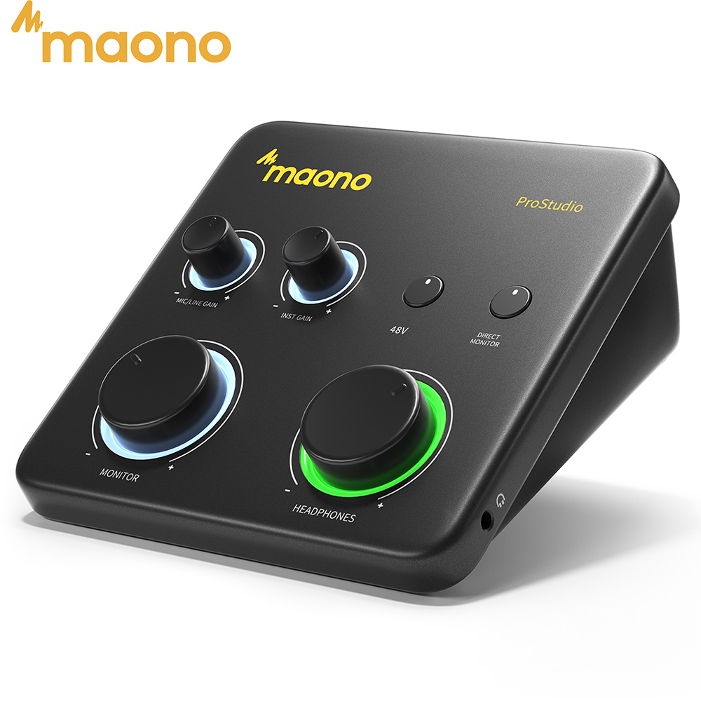 อินเทอร์เฟซเสียง MAONO PS22 Li - Audio Music Software บทวิจารณ์และราคา