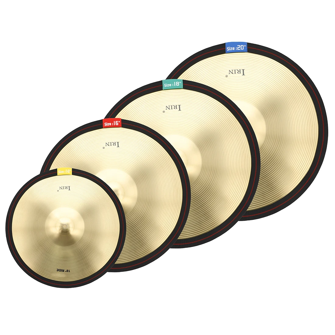 ชุดแผ่นรองซิมบัลแบบยืดหยุ่น 4  - Drum Practice Pad บทวิจารณ์และราคา