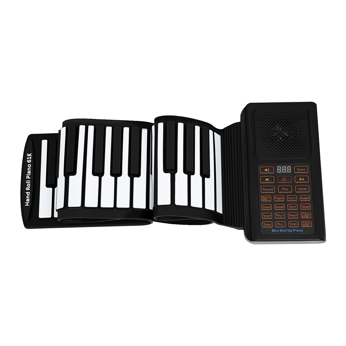 คีย์บอร์ดพกพาแบบพับได้ ซิลิโคน - Keyboard Piano 61 Key บทวิจารณ์และราคา