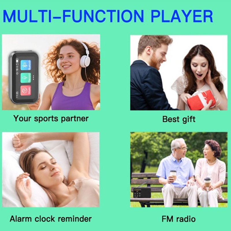 หน้าจอสัมผัสมินิบลูทูธ MP3 คลิ - Music Audiobook บทวิจารณ์และราคา