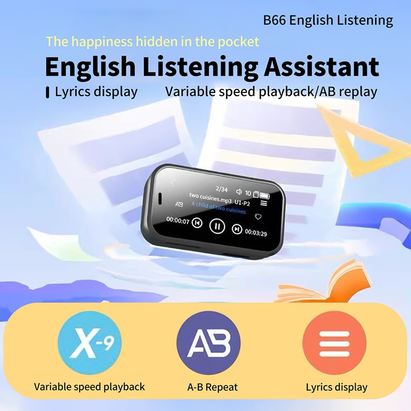 หน้าจอสัมผัสมินิบลูทูธ MP3 คลิ - Music Audiobook บทวิจารณ์และราคา