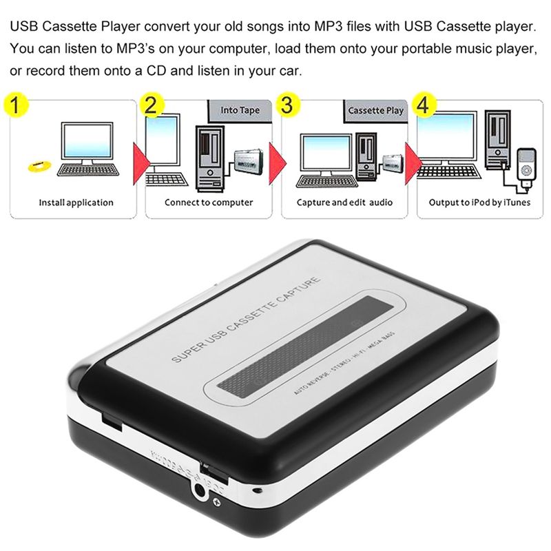 เครื่องเล่นเทปคาสเซ็ต M52K-USB - Audio Music File บทวิจารณ์และราคา