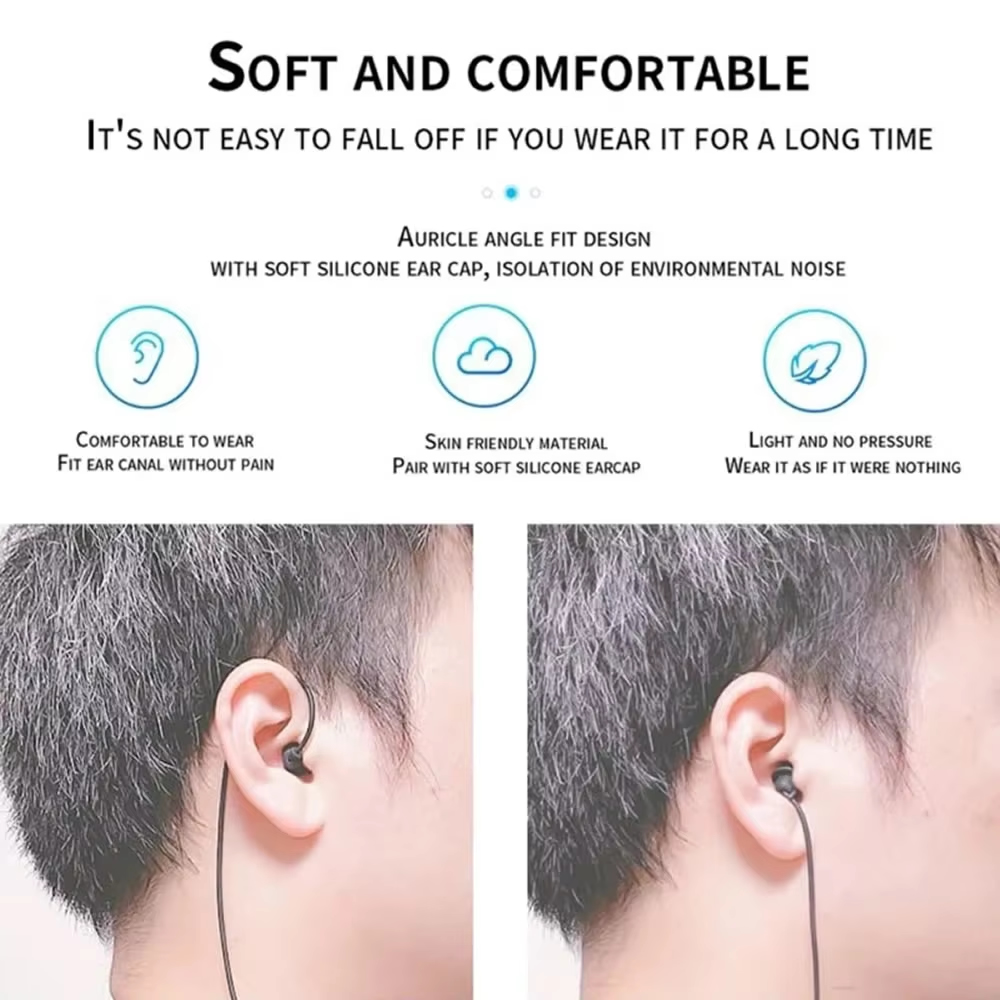 3.5 มม.หูฟังแบบมีสายสั้นหูฟังซ - Audio Music Mp3 บทวิจารณ์และราคา