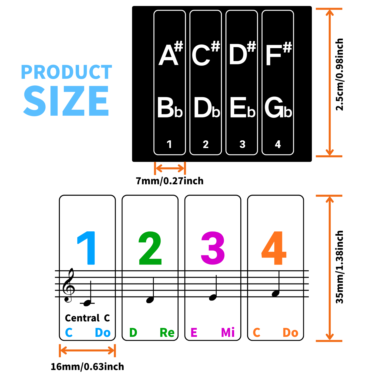 สติ๊กเกอร์แป้นพิมพ์เปียโน เหมา - Keyboard Piano 61 Key บทวิจารณ์และราคา