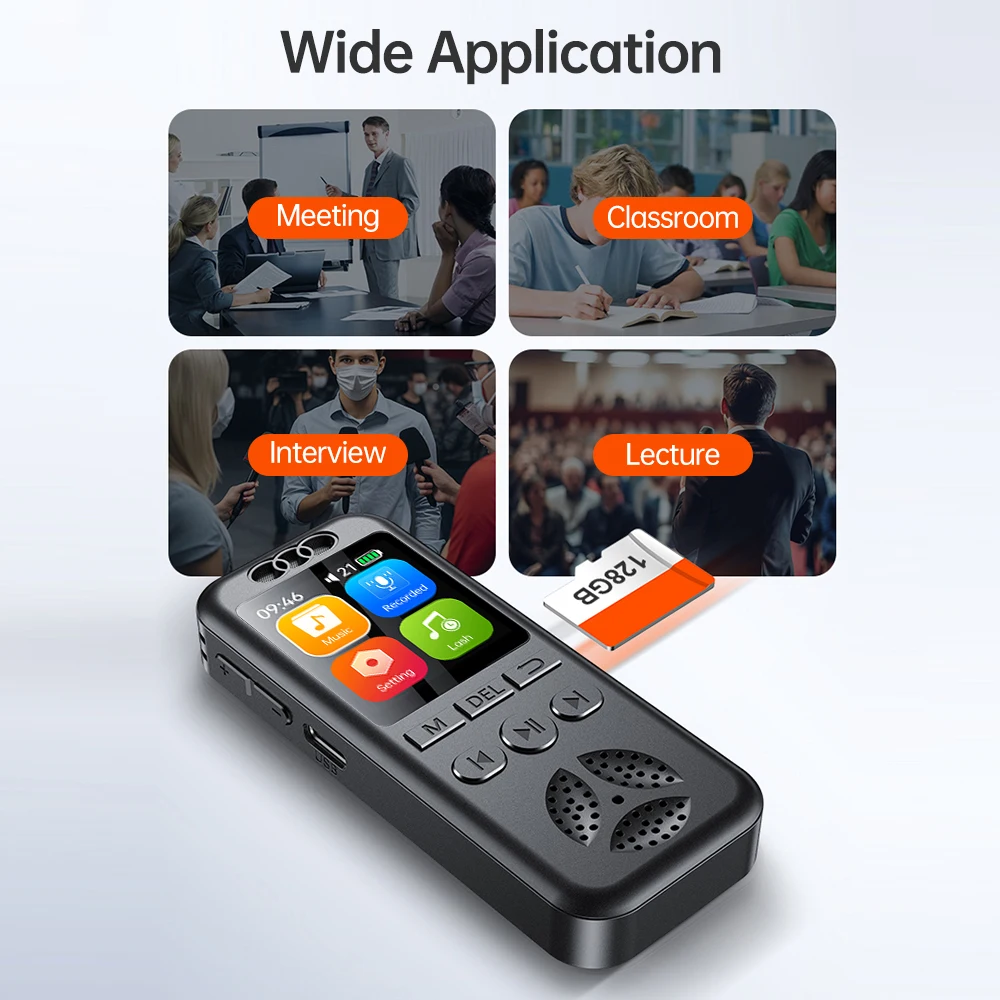 เครื่องบันทึกเสียงดิจิตอล 16GB - Audio Music File บทวิจารณ์และราคา